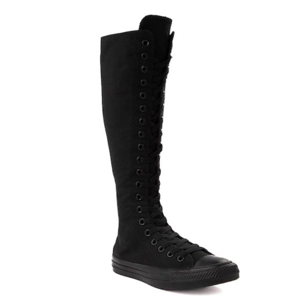 Converse Chuck Taylor All Star XXHi Triple Black Knee High Women’s 12 New *Read